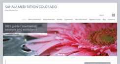 Desktop Screenshot of meditationcolorado.org