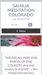 Mobile Screenshot of meditationcolorado.org